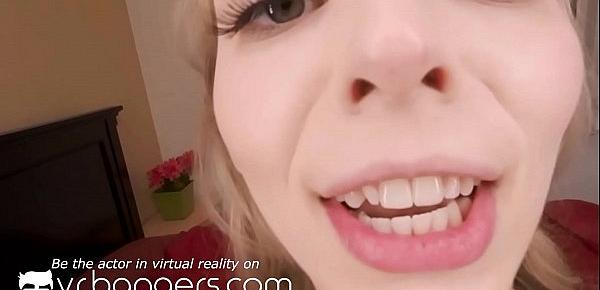  VR BANGERS Teen blonde makes her sugar daddy really happy